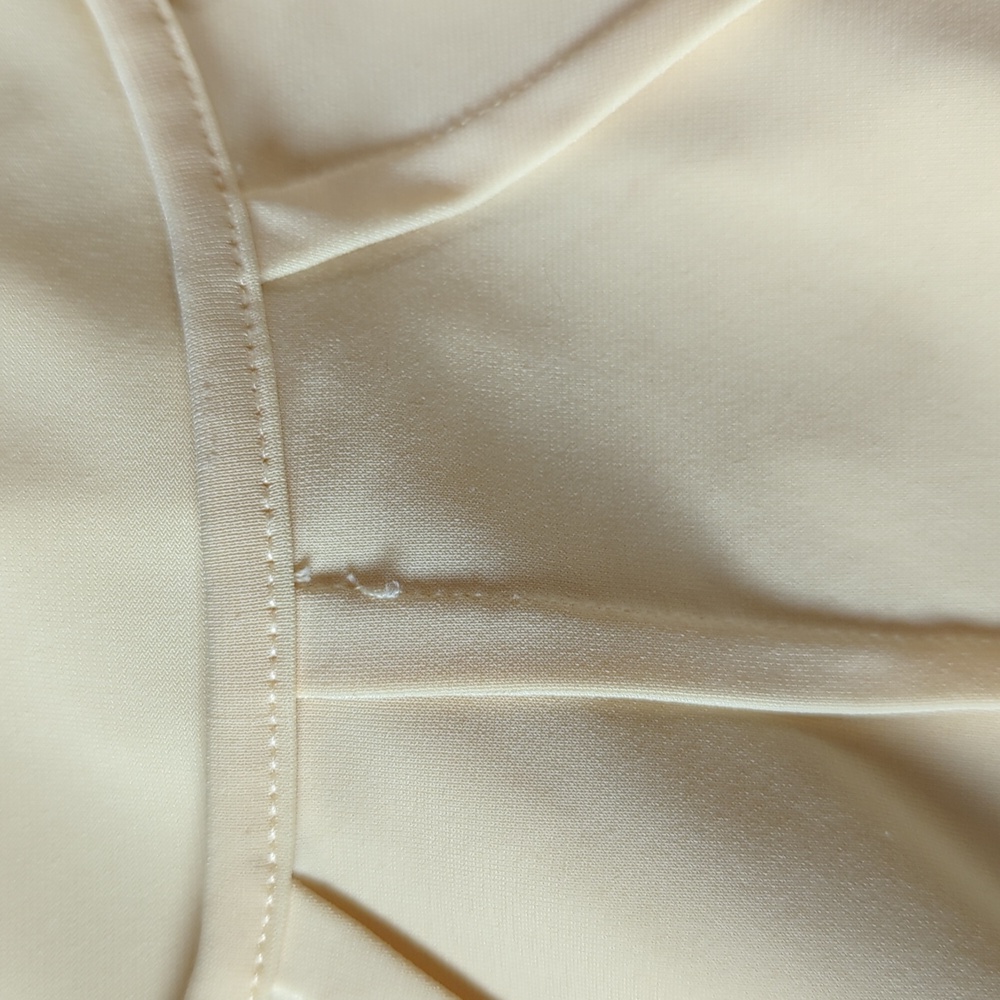 Addition Elle 3X soft yellow sleeveless shirt - Picture 5 of 6